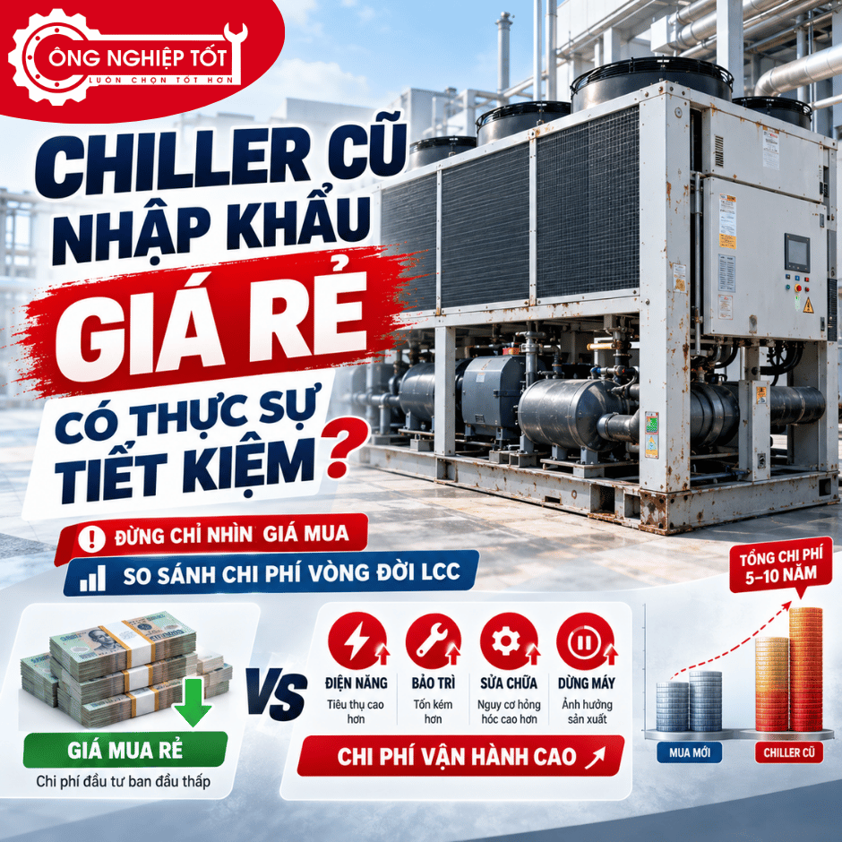 Chiller cũ nhập khẩu là gì? Có nên mua không?